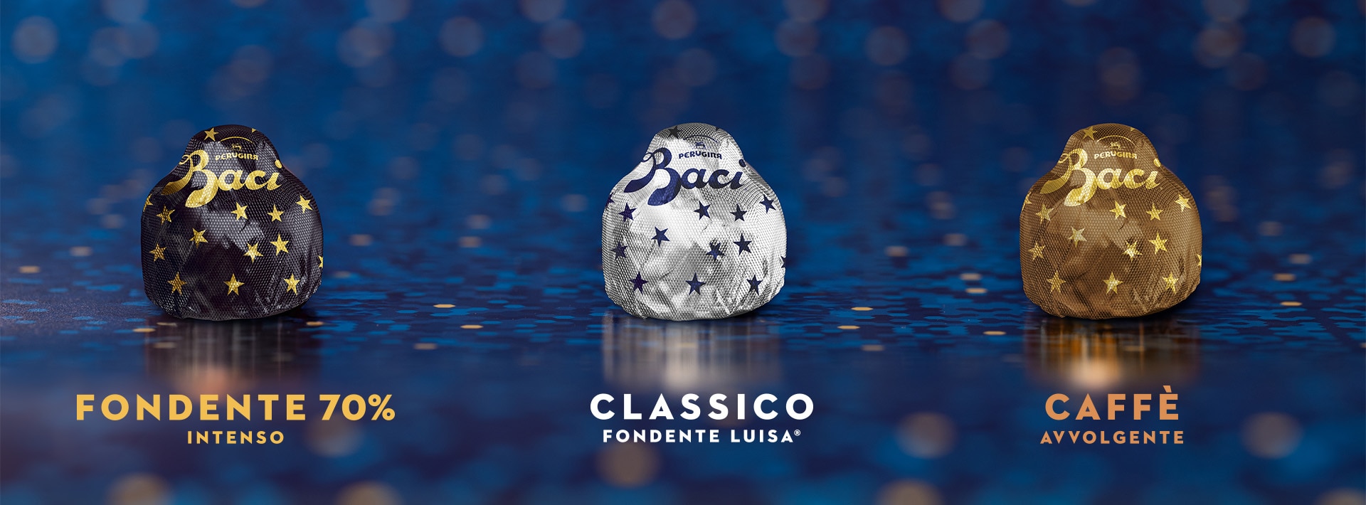 Baci® Perugina® Scatola Natale Assortita Fondente