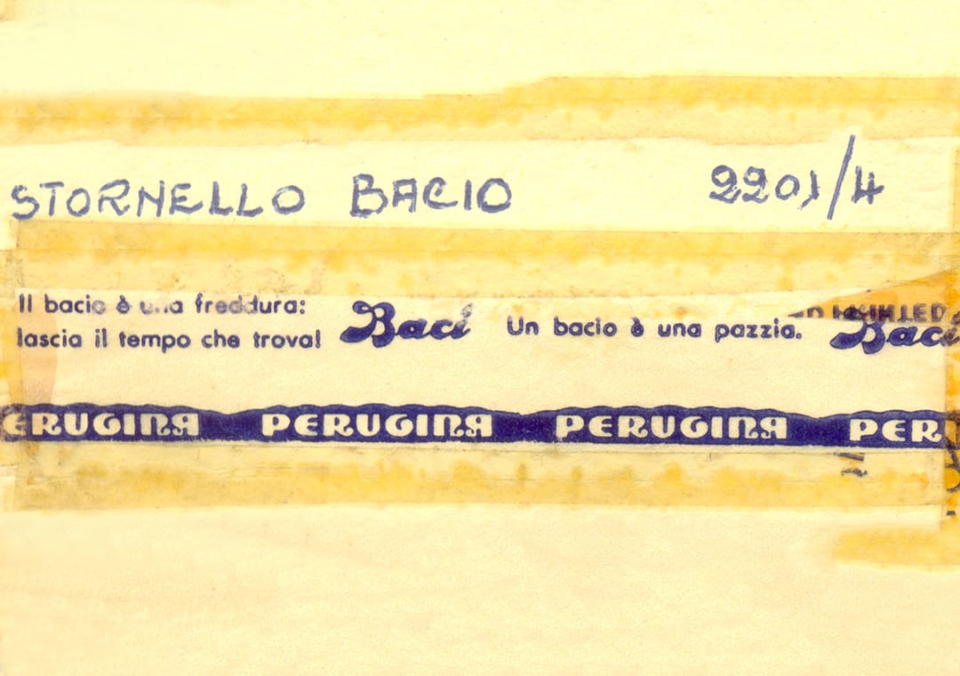 Il primo concorso a premi basato sui cartigli di Baci Perugina