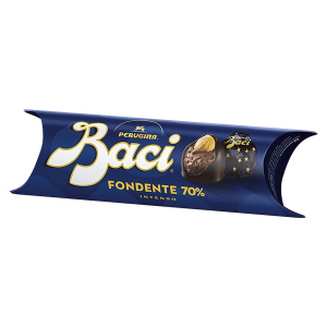 Confezione tubino di Baci Perugina fondente 70%