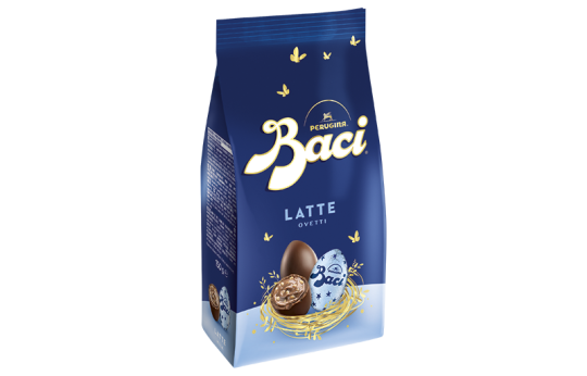 Sacchetto ovetti pasqua Latte Baci Perugina collezione Pasqua